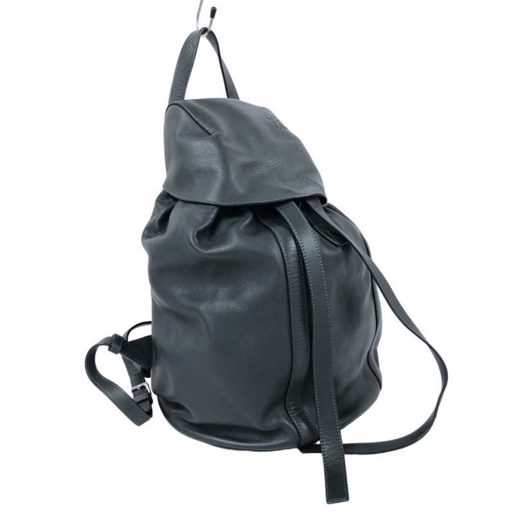 Loewe Drawstring Backpack Dark Green - image 4